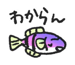 Cynical fish's Sticker sticker #11358374