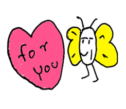 Butterfly MAN (^_^) sticker #11358660