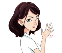 Beautiful Smart Moody University Girl sticker #11358976