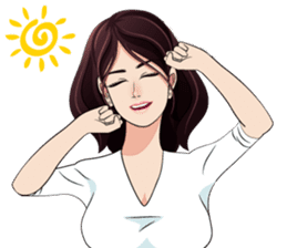 Beautiful Smart Moody University Girl sticker #11358977