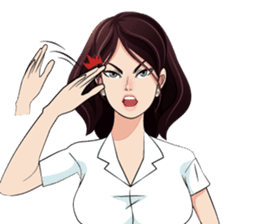 Beautiful Smart Moody University Girl sticker #11358980