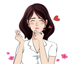 Beautiful Smart Moody University Girl sticker #11358985