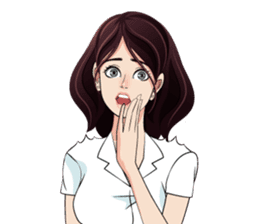 Beautiful Smart Moody University Girl sticker #11358990