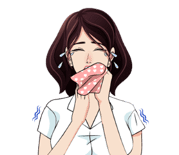 Beautiful Smart Moody University Girl sticker #11358993