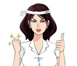 Beautiful Smart Moody University Girl sticker #11358994