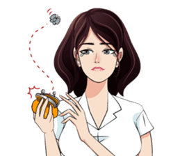 Beautiful Smart Moody University Girl sticker #11358997