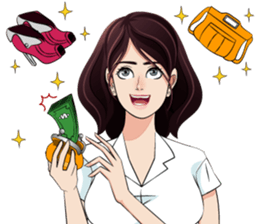 Beautiful Smart Moody University Girl sticker #11358998