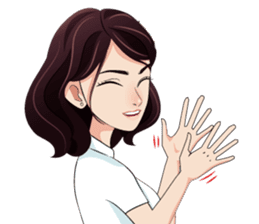 Beautiful Smart Moody University Girl sticker #11359000