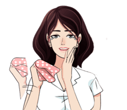 Beautiful Smart Moody University Girl sticker #11359001