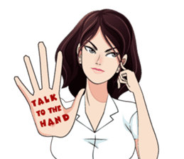 Beautiful Smart Moody University Girl sticker #11359010