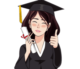 Beautiful Smart Moody University Girl sticker #11359011