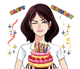 Beautiful Smart Moody University Girl sticker #11359012