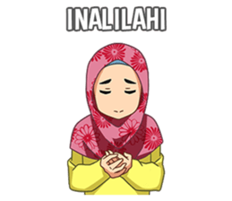 happy hijab [Eng] sticker #11359020