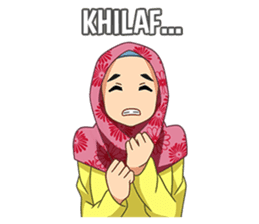 happy hijab [Eng] sticker #11359021