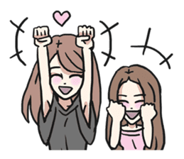 AsB - 118 Nyan Nyan & Won Won sticker #11359216