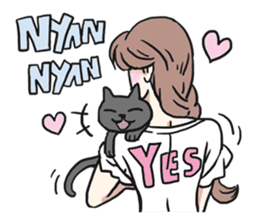 AsB - 118 Nyan Nyan & Won Won sticker #11359218