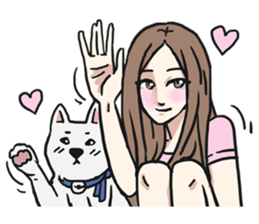 AsB - 118 Nyan Nyan & Won Won sticker #11359222