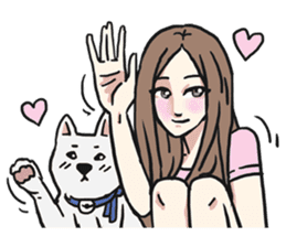 AsB - 118 Nyan Nyan & Won Won sticker #11359222