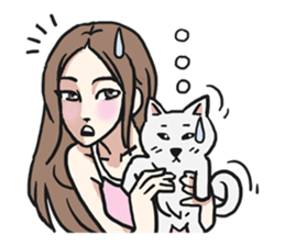 AsB - 118 Nyan Nyan & Won Won sticker #11359228