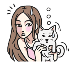 AsB - 118 Nyan Nyan & Won Won sticker #11359228