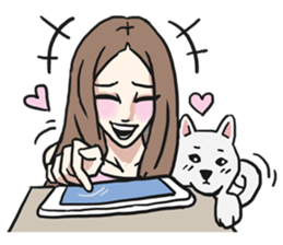 AsB - 118 Nyan Nyan & Won Won sticker #11359243