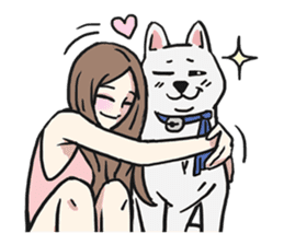 AsB - 118 Nyan Nyan & Won Won sticker #11359247