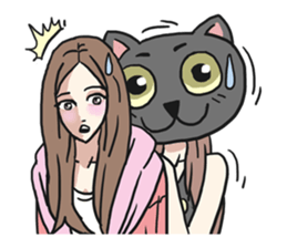 AsB - 118 Nyan Nyan & Won Won sticker #11359249