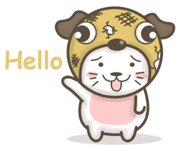 Pug-head Kitty sticker #11359736