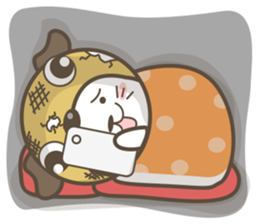 Pug-head Kitty sticker #11359743