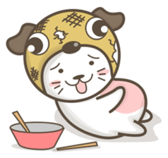 Pug-head Kitty sticker #11359747