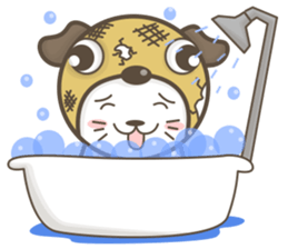 Pug-head Kitty sticker #11359755