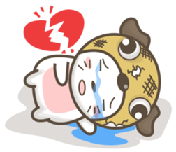 Pug-head Kitty sticker #11359757