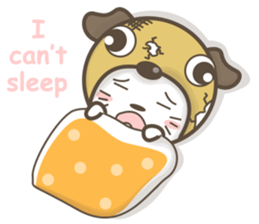 Pug-head Kitty sticker #11359772