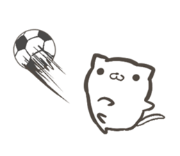 Cat that live in the park sticker #11359929