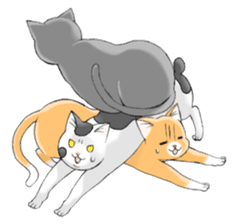 Cats of Natsuki's House sticker #11360307