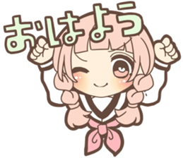 Expressive cute girl Part 3 sticker #11360496