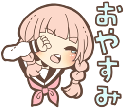 Expressive cute girl Part 3 sticker #11360497