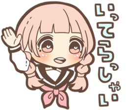 Expressive cute girl Part 3 sticker #11360501