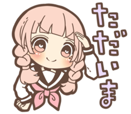 Expressive cute girl Part 3 sticker #11360502