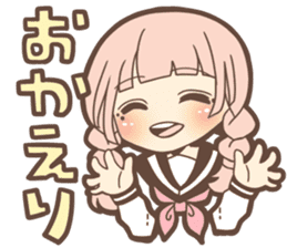 Expressive cute girl Part 3 sticker #11360503