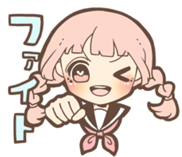 Expressive cute girl Part 3 sticker #11360505