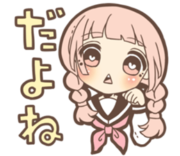 Expressive cute girl Part 3 sticker #11360513
