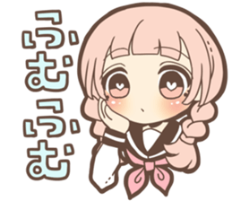 Expressive cute girl Part 3 sticker #11360514