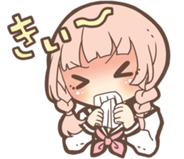 Expressive cute girl Part 3 sticker #11360518