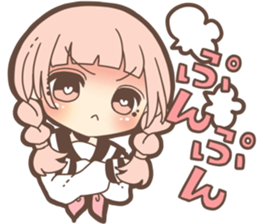 Expressive cute girl Part 3 sticker #11360519