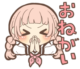 Expressive cute girl Part 3 sticker #11360521