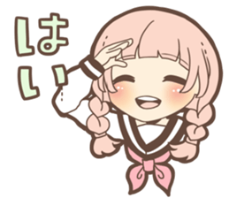 Expressive cute girl Part 3 sticker #11360522