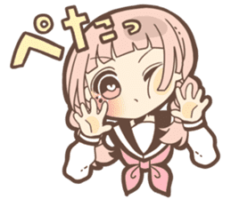 Expressive cute girl Part 3 sticker #11360528