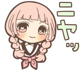 Expressive cute girl Part 3 sticker #11360530