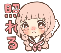 Expressive cute girl Part 3 sticker #11360534